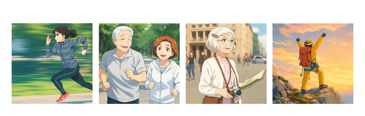 膝の状態が改善した本来のあなたの姿